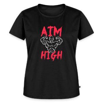 Bodybuilder Body Building Fitness Gym Cadeau - T-shirt Premium bio Femme - noir - Devant - Selfina (174cm)