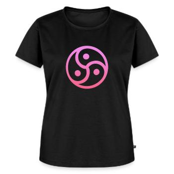 Sadomaso BDSM Domina SM Sado Maso Geschenk - Frauen Premium Bio T-Shirt - Schwarz - Vorne - Selfina (174cm)