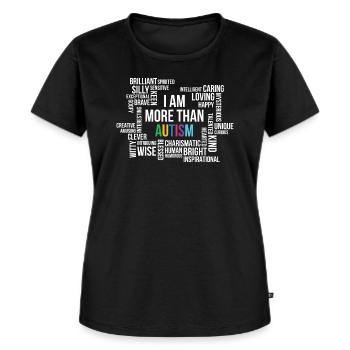 Autismus Awareness Day Autist Geschenk - Frauen Premium Bio T-Shirt - Schwarz - Vorne - Selfina (174cm)