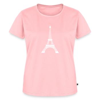 Tour Eiffel Paris Cadeau - T-shirt Premium bio Femme - rose - Devant - AI Model Female 172 dark (172cm)