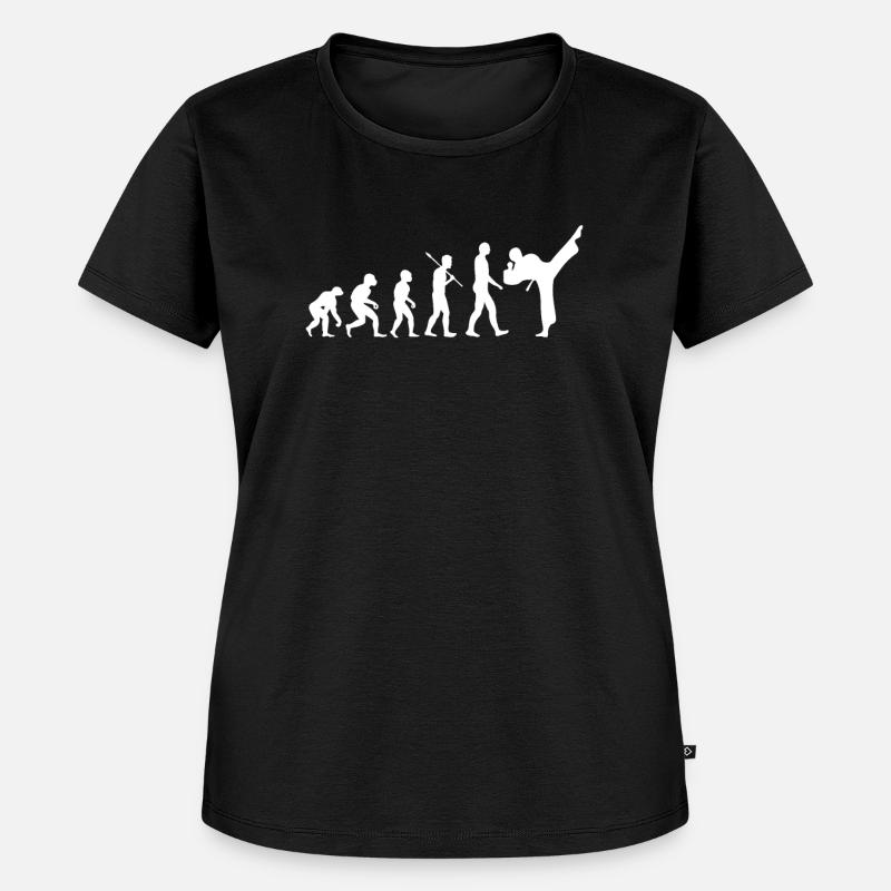 Karate Evolution Karateka - Women's Premium Organic T-shirt - black