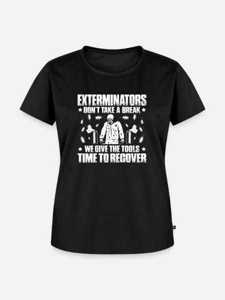 Schädlingsbekämpfer Kammerjäger Exterminator - Frauen Premium Bio T-Shirt - Schwarz