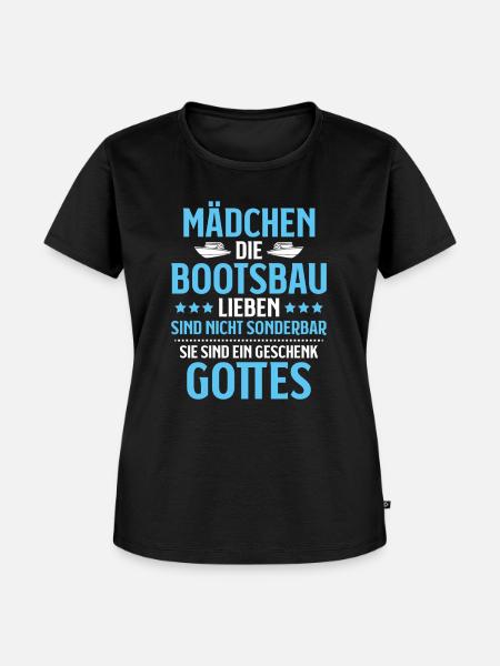 Bootsbauer Bootsbau Schiffbauer Schiffbau Boote - Frauen Premium Bio T-Shirt - Schwarz
