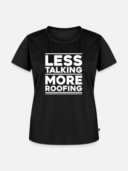 Dachdecker Dachdeckerei Dachdecken Roofer Roofing - Frauen Premium Bio T-Shirt - Schwarz