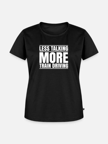 Triebfahrzeugführer Lokführer Train Driver - Frauen Premium Bio T-Shirt - Schwarz