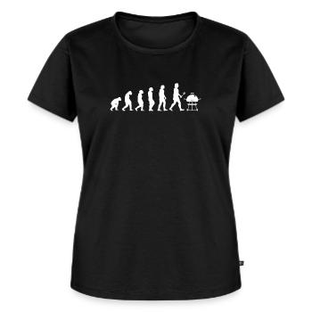 Carnivore Diät Carnivore Ernährung Carnivore Diet - Frauen Premium Bio T-Shirt - Schwarz - Vorne - Selfina (174cm)