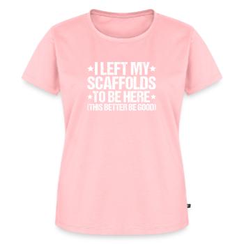Échafaudage Échafaudage Échafaudage - T-shirt Premium bio Femme - rose - Devant - AI Model Female 172 dark (172cm)
