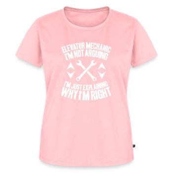 Elevator Fitter Elevator Mechanic Elevator Mechanic - Women's Premium Organic T-shirt - rose - Front - AI Model Female 172 dark (172cm)