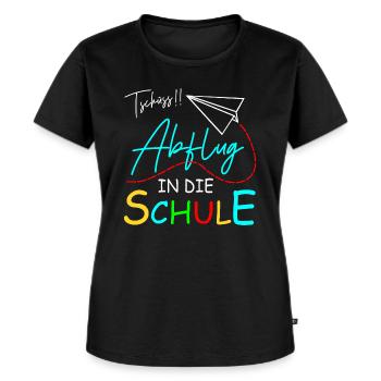 Kita Abgänger 2024 - Frauen Premium Bio T-Shirt - Schwarz - Vorne - Selfina (174cm)