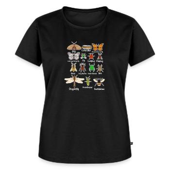Insekten - Frauen Premium Bio T-Shirt - Schwarz - Vorne - Selfina (174cm)