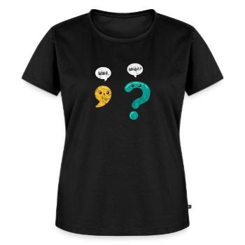 Grammatik Lehrer - Frauen Premium Bio T-Shirt - Schwarz - Vorne - Selfina (174cm)