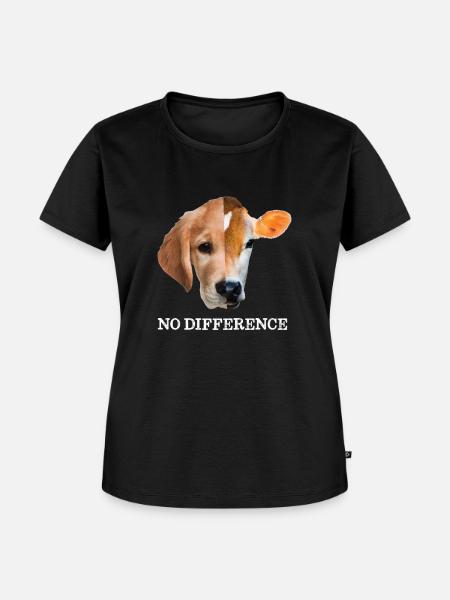 No difference Vegan - Frauen Premium Bio T-Shirt - Schwarz