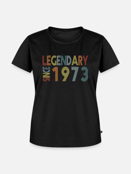 Legendary since 1973 - Frauen Premium Bio T-Shirt - Schwarz