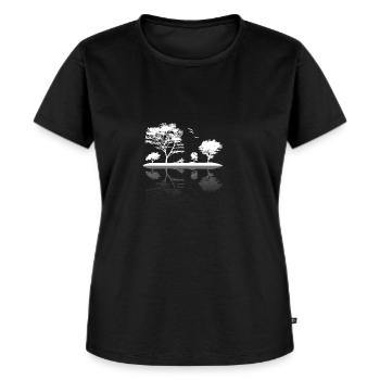 Natur - Frauen Premium Bio T-Shirt - Schwarz - Vorne - Selfina (174cm)