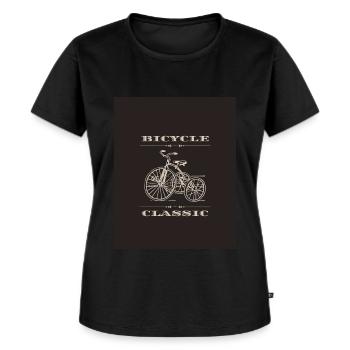 Schöne und einfaches T-Shirt - Frauen Premium Bio T-Shirt - Schwarz - Vorne - Selfina (174cm)