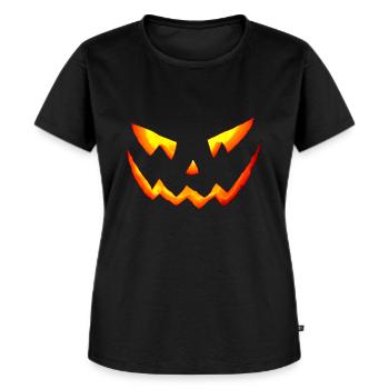 halloween horreur les - T-shirt Premium bio Femme - noir - Devant - Selfina (174cm)