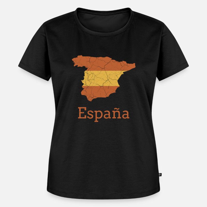 Spain - Women's Premium Organic T-shirt - black