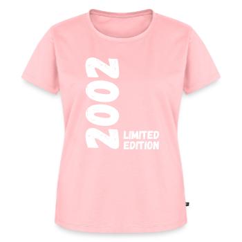 2002 Limited edition Birthday - Women's Premium Organic T-shirt - rose - Front - AI Model Female 172 dark (172cm)