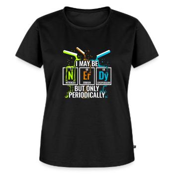 Chimie Nerd Chimiste Assistant de laboratoire chimique Étudiant - T-shirt Premium bio Femme - noir - Devant - Selfina (174cm)