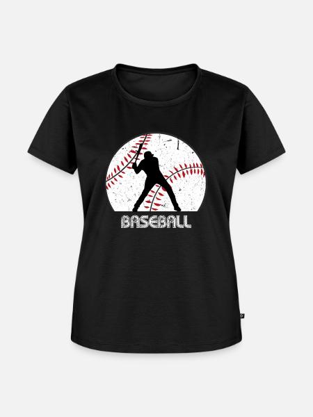 Baseball - Frauen Premium Bio T-Shirt - Schwarz