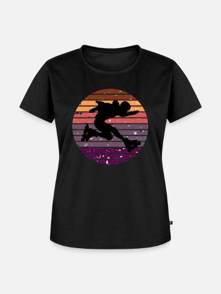 Rollerblades Rollerblades - Frauen Premium Bio T-Shirt - Schwarz