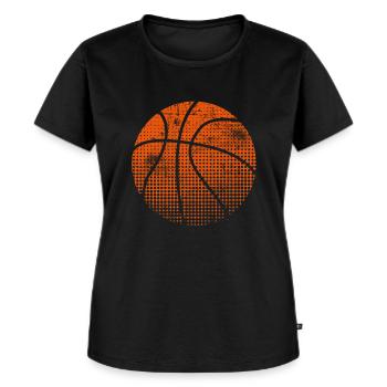 Basketball - Frauen Premium Bio T-Shirt - Schwarz - Vorne - Selfina (174cm)