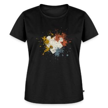 Puzzle - Women's Premium Organic T-shirt - black - Front - Selfina (174cm)