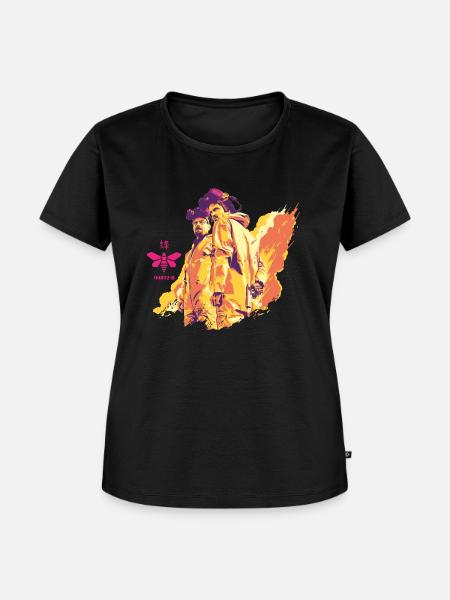 Breaking Bad White & Pinkman - Frauen Premium Bio T-Shirt - Schwarz