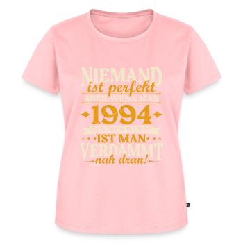 Jahrgang 1994 geboren Geburtstag Geburtstagsspruch - Frauen Premium Bio T-Shirt - Rosa - Vorne - AI Model Female 172 dark (172cm)