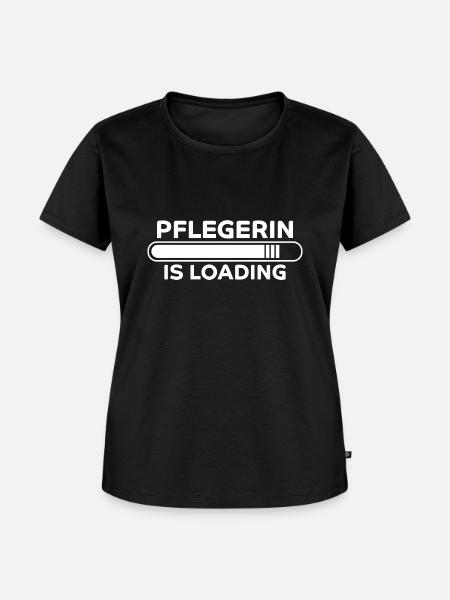 Pflegerin Spruch Pflegekraft Pflegerin Geschenk - Frauen Premium Bio T-Shirt - Schwarz