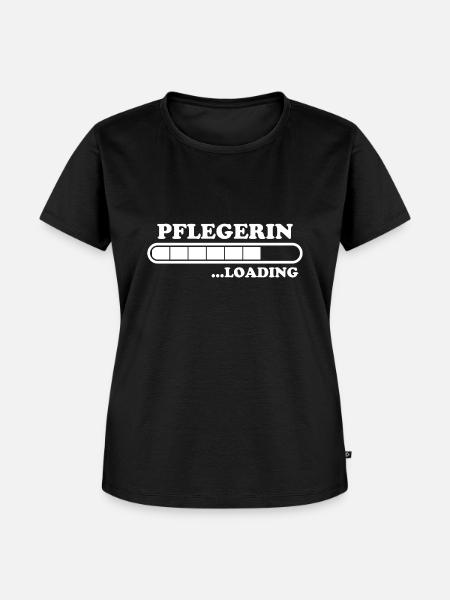 Pflegerin Spruch Pflegekraft Pflegerin Geschenk - Frauen Premium Bio T-Shirt - Schwarz