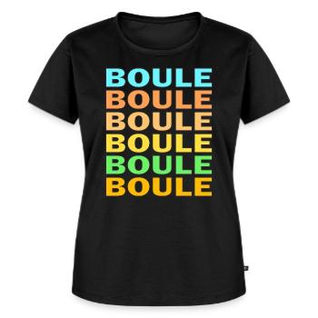 BOULES - Women's Premium Organic T-shirt - black - Front - Selfina (174cm)