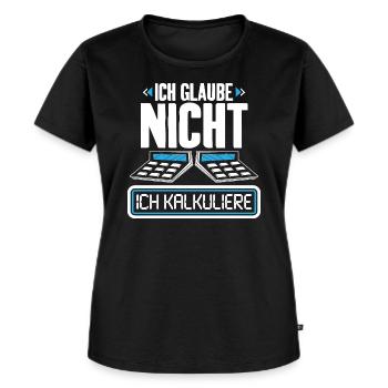 Steuerberater Steuerfachangestellte Buchhalter - Frauen Premium Bio T-Shirt - Schwarz - Vorne - Selfina (174cm)