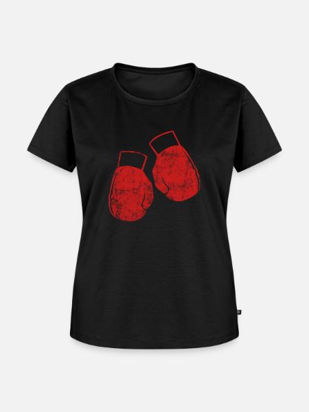 Boxhandschuhe - Frauen Premium Bio T-Shirt - Schwarz