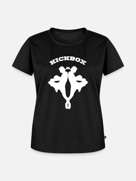 Kickboxing - Frauen Premium Bio T-Shirt - Schwarz
