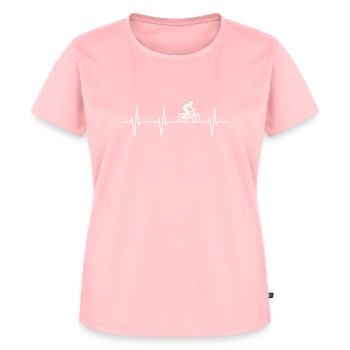 Cyclist funny cycling mountain bike - Women's Premium Organic T-shirt - rose - Front - AI Model Female 172 dark (172cm)