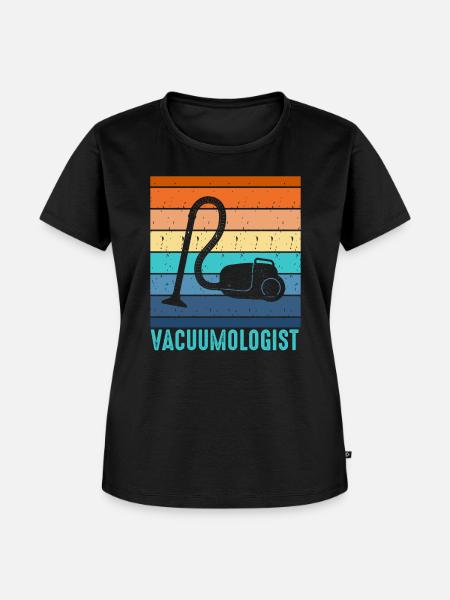 Staubsauger - Frauen Premium Bio T-Shirt - Schwarz