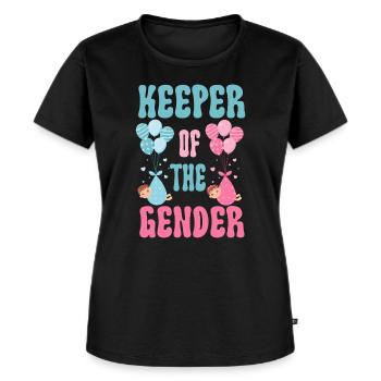 Hüter des Geschlechts - Frauen Premium Bio T-Shirt - Schwarz - Vorne - Selfina (174cm)