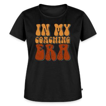 Coach Era Coaching Tees Personnel de l’équipe sportive - T-shirt Premium bio Femme - noir - Devant - Selfina (174cm)