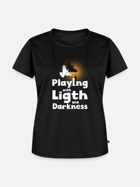 Schattenpuppentheater Show Kunst - Frauen Premium Bio T-Shirt - Schwarz