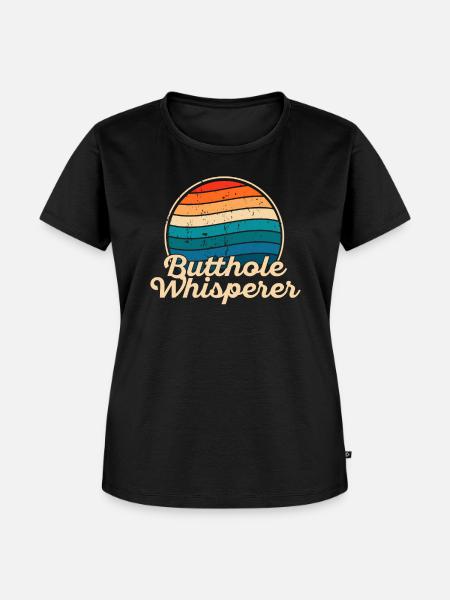 Arschloch-Flüsterer - Frauen Premium Bio T-Shirt - Schwarz
