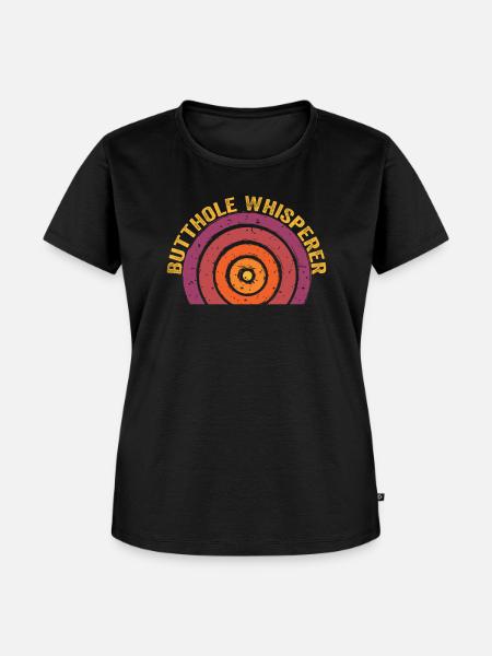 Arschloch-Flüsterer - Frauen Premium Bio T-Shirt - Schwarz