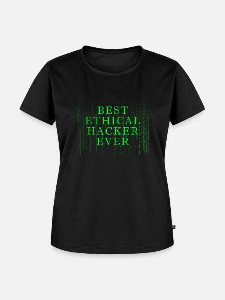 Cybersicherheitsexpertise von ethischen Hackern - Frauen Premium Bio T-Shirt - Schwarz