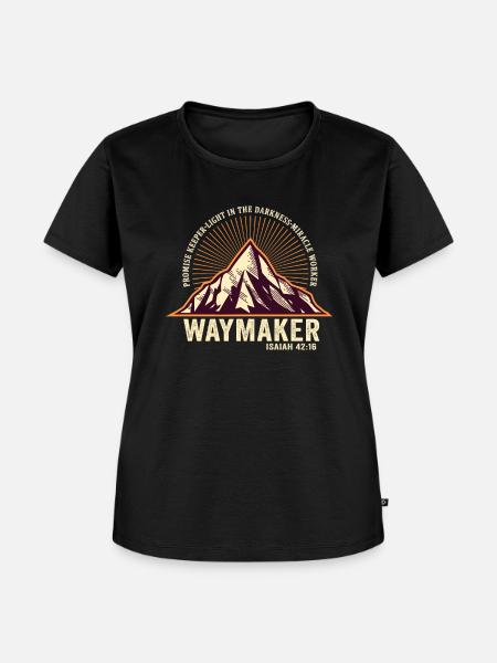 Wegweiser, Versprechenshüter, Wundertäter - Frauen Premium Bio T-Shirt - Schwarz