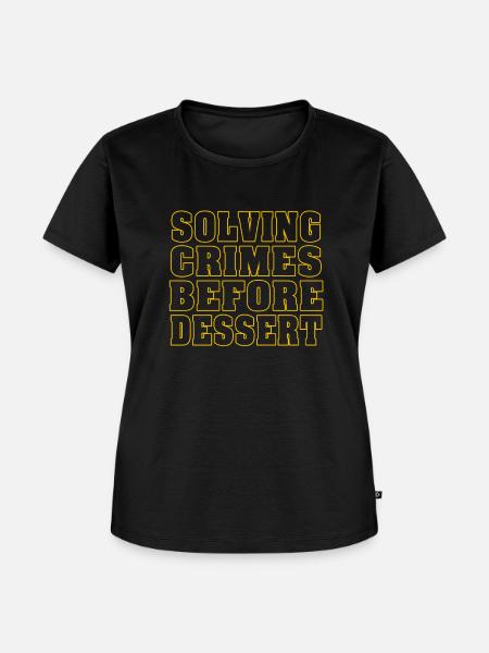 Krimi-Dinner-Spaß-Nacht - Frauen Premium Bio T-Shirt - Schwarz