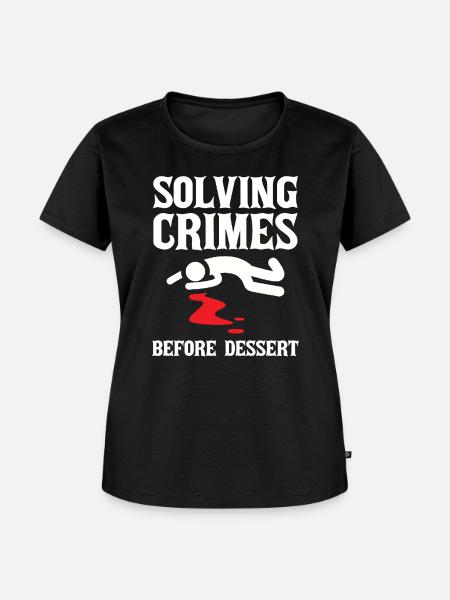 Krimi-Dinner-Spaß-Nacht - Frauen Premium Bio T-Shirt - Schwarz