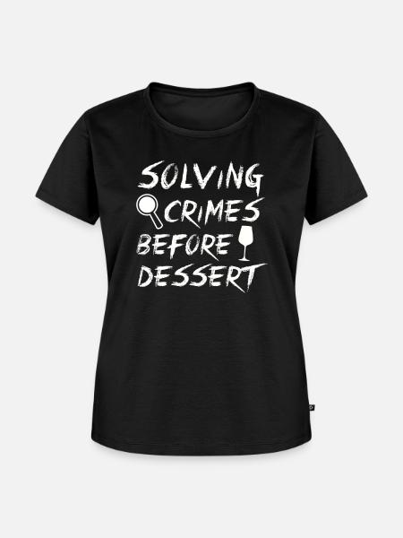 Krimi-Dinner-Spaß-Nacht - Frauen Premium Bio T-Shirt - Schwarz