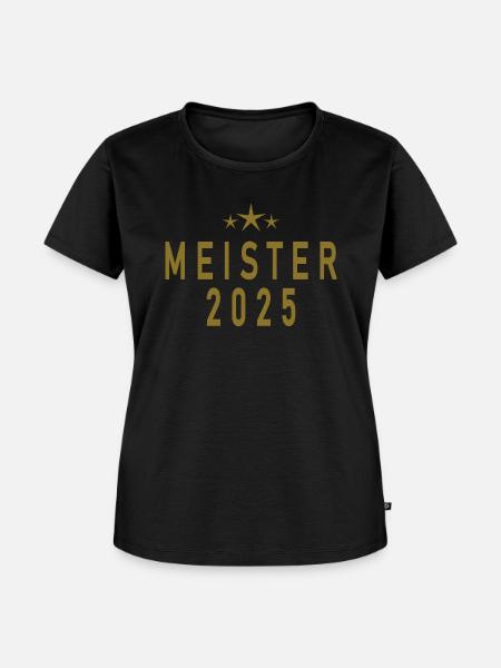Meister 2025 - Frauen Premium Bio T-Shirt - Schwarz