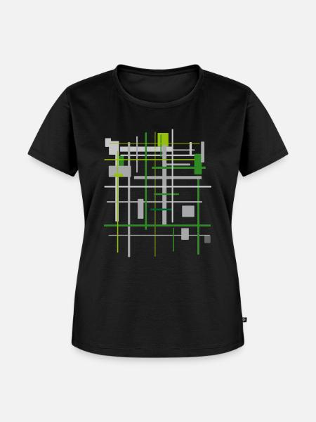 Muster - Frauen Premium Bio T-Shirt - Schwarz