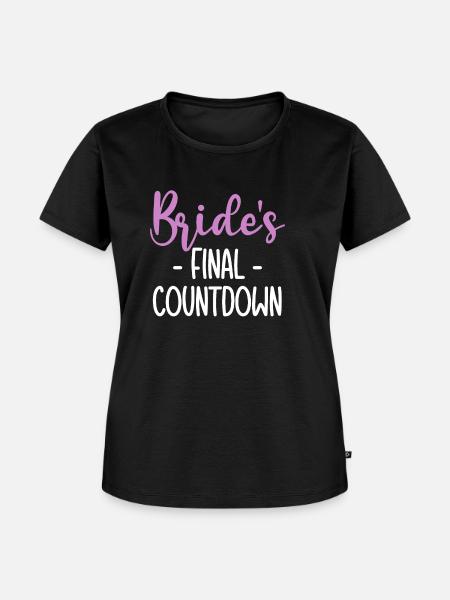 Brides Final Contdown - Frauen Premium Bio T-Shirt - Schwarz